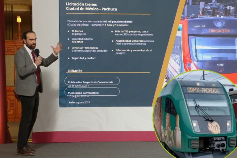 Prevén 108 mil usuarios diarios en los 15 trenes eléctricos en ruta México-Pachuca