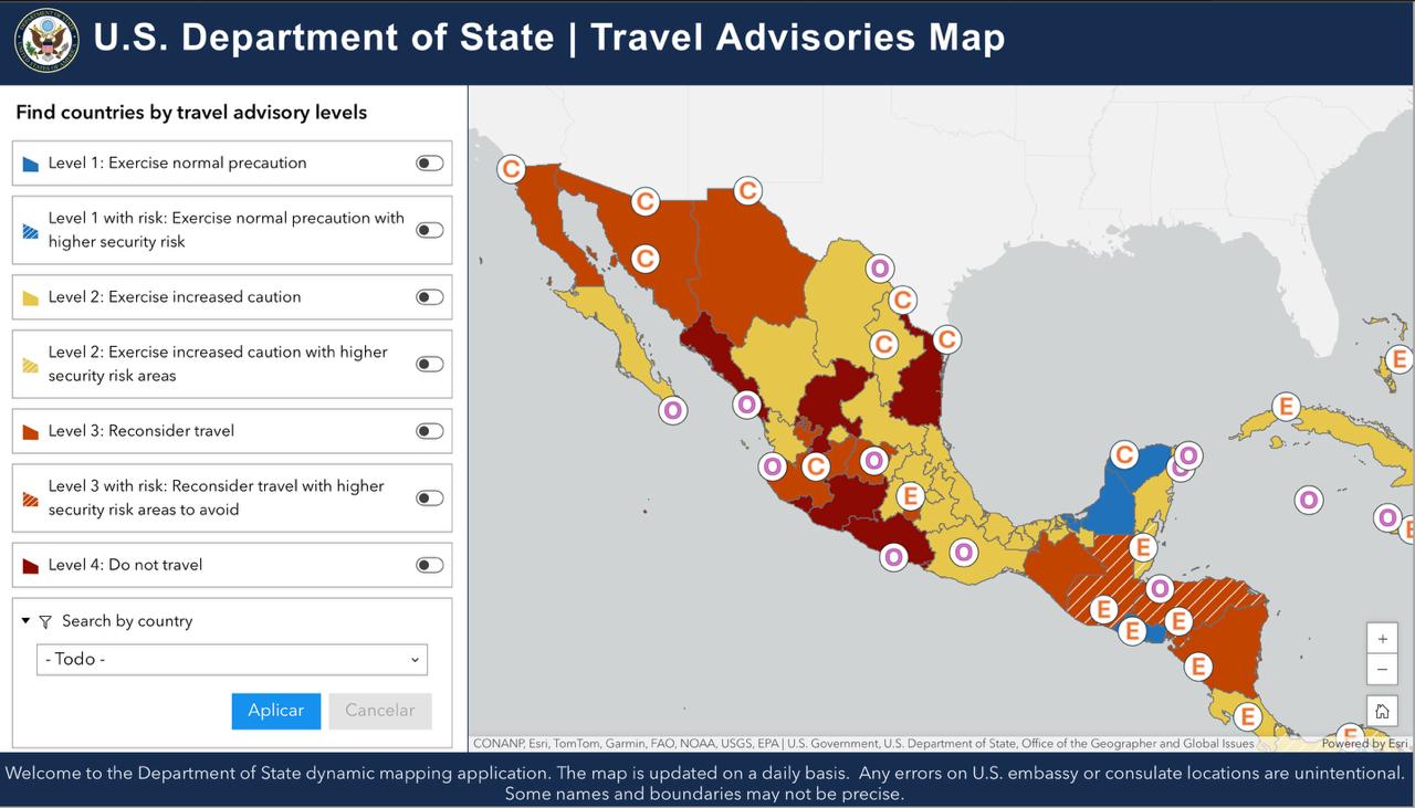 EU alerta por terrorismo en México; pide no visitar 6 estados