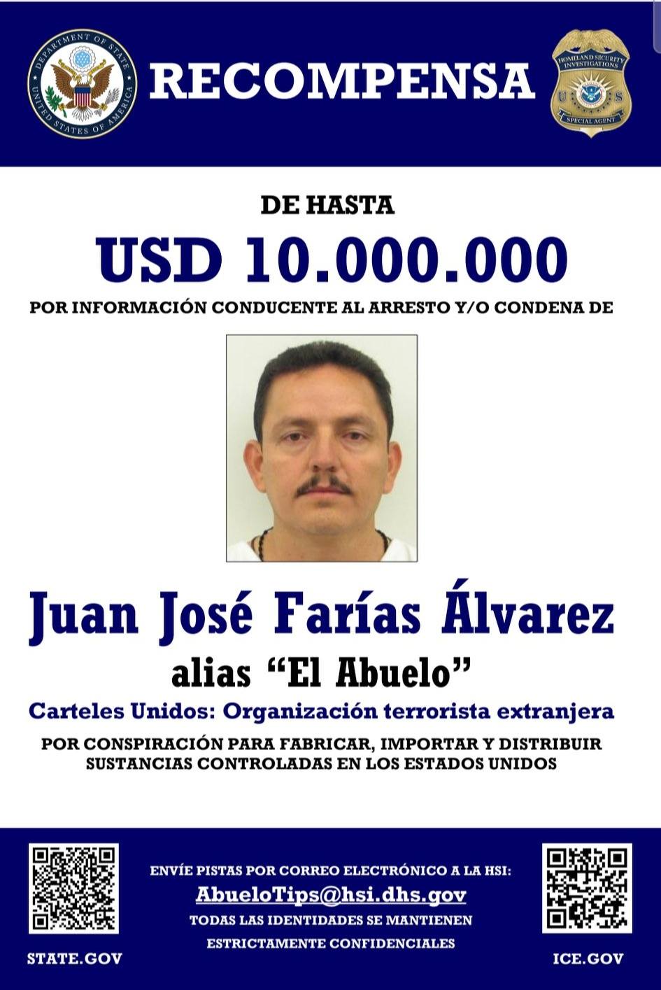 EE.UU. sanciona a Cárteles Unidos y Los Viagras por narcotráfico y extorsión