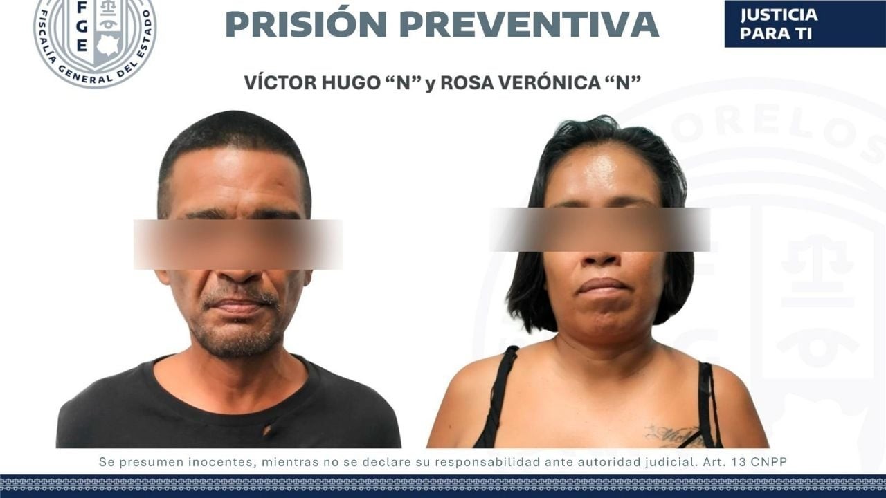 Prisión preventiva a pareja por el secuestro de un niño de 5 años en Cuautla
