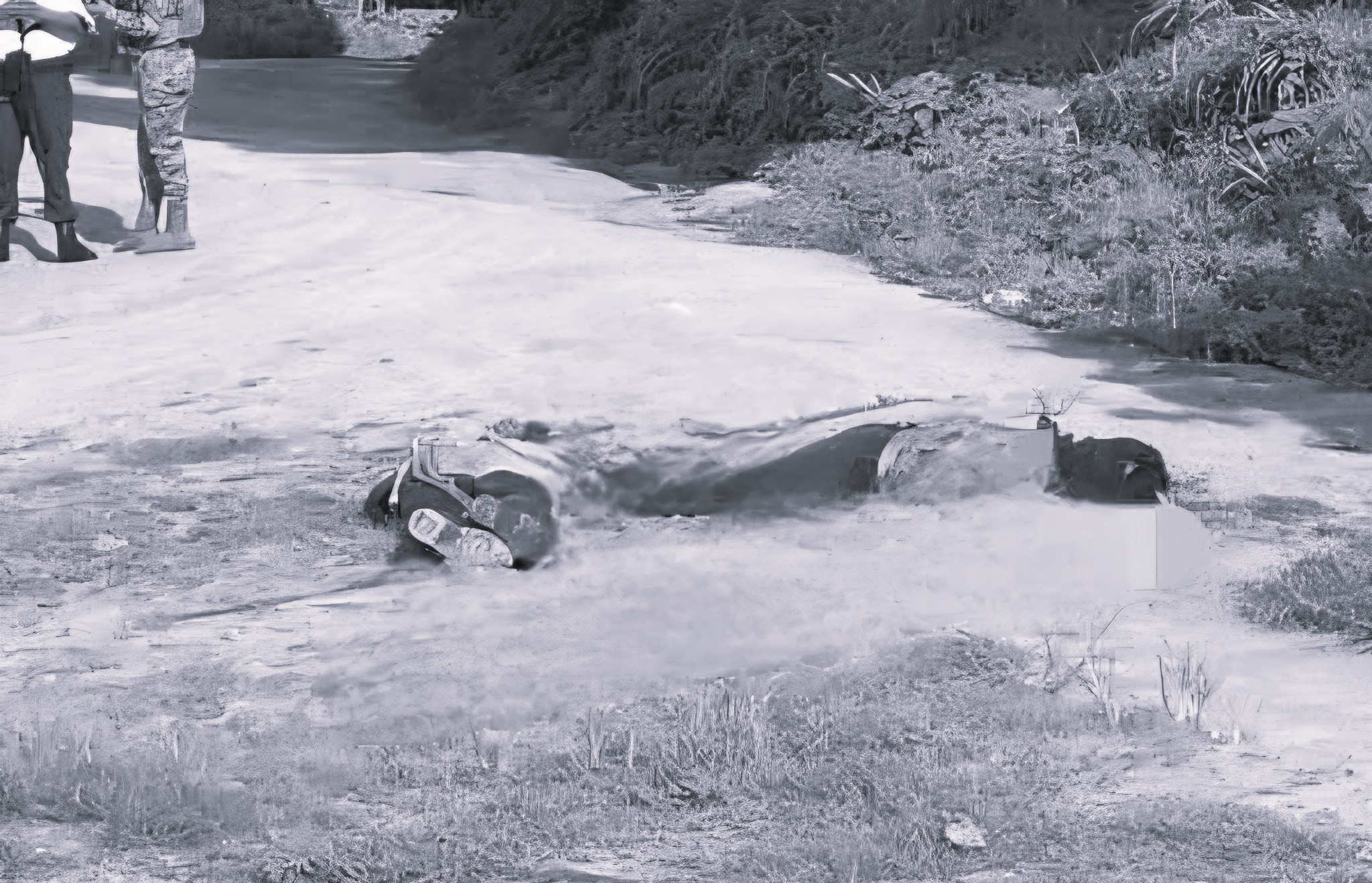 Localizan los cuerpos de dos personas con signos de violencia en Santiago Jamiltepec