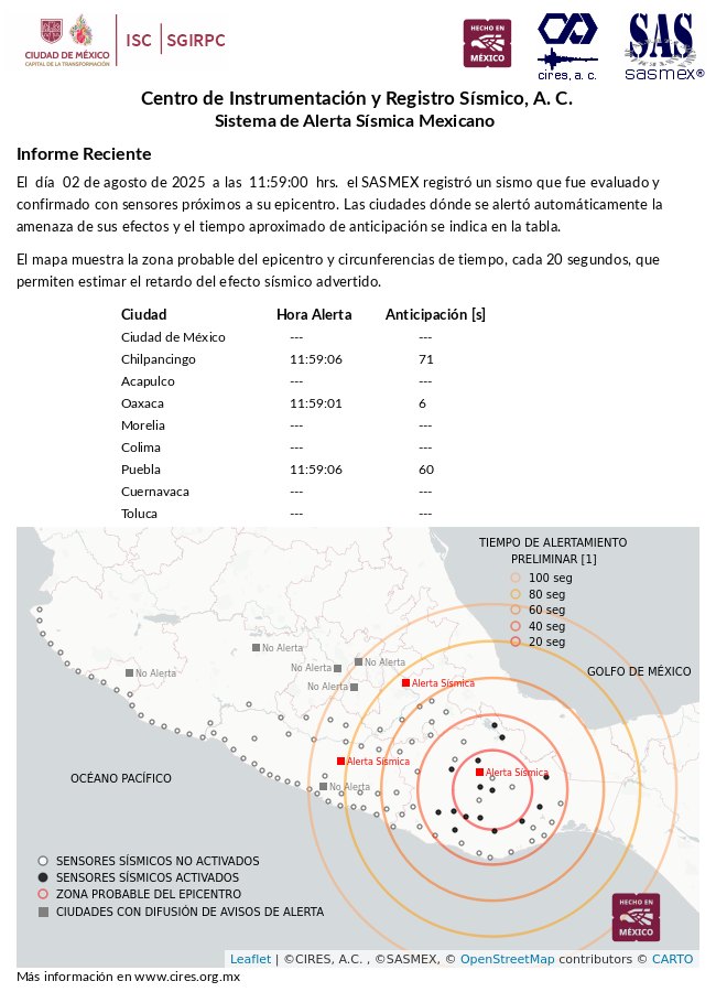 Sismo de 5.6 grados sacude Oaxaca