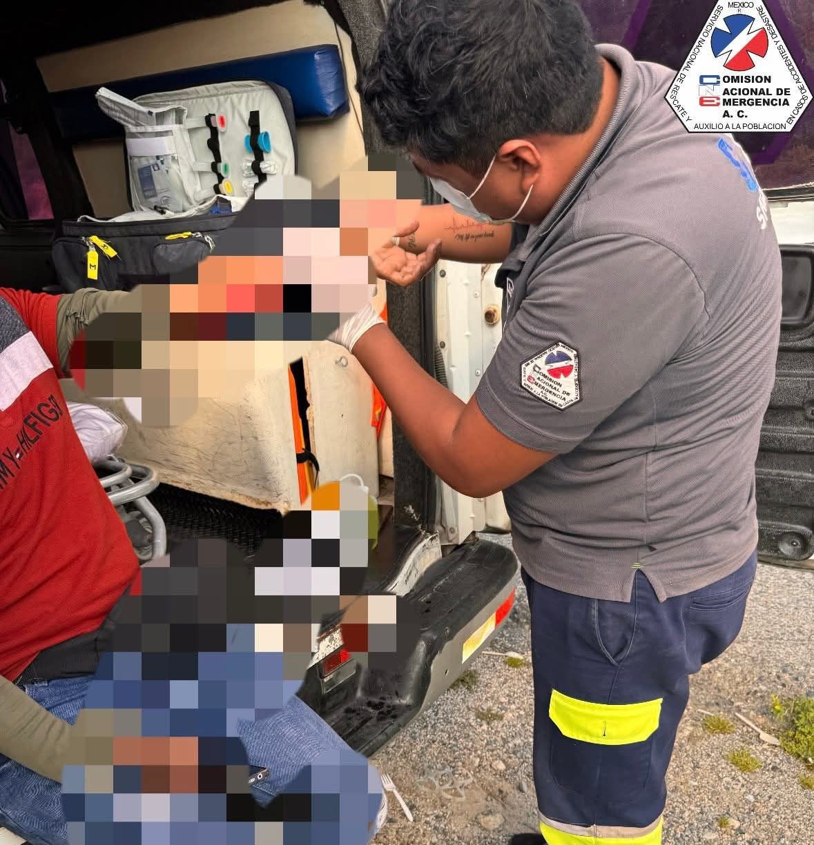 Masculino derrapa en la carretera Salina Cruz-Huatulco