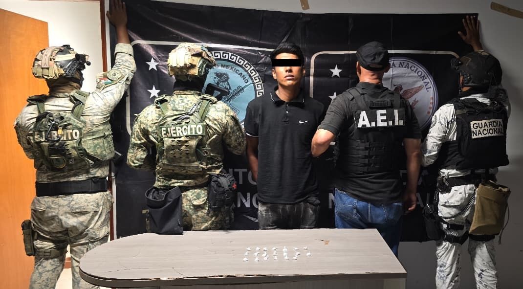 Detienen a una persona con drogas en el Istmo de Tehuantepec