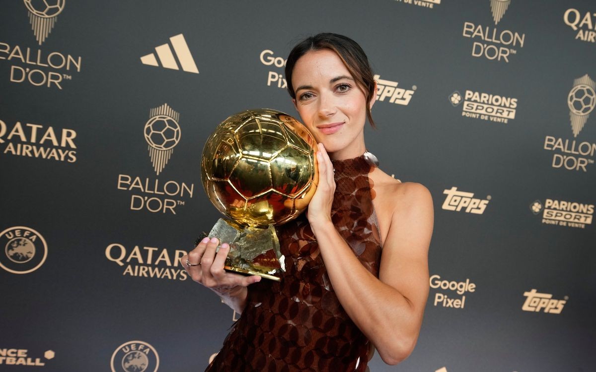 Aitana Bonmatí gana por tercera vez el Balón de Oro femenil