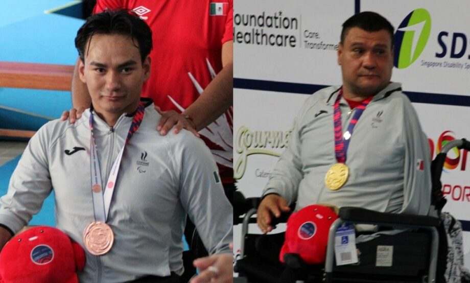 Para nadadores mexicanos ganan oro y bronce en Singapur