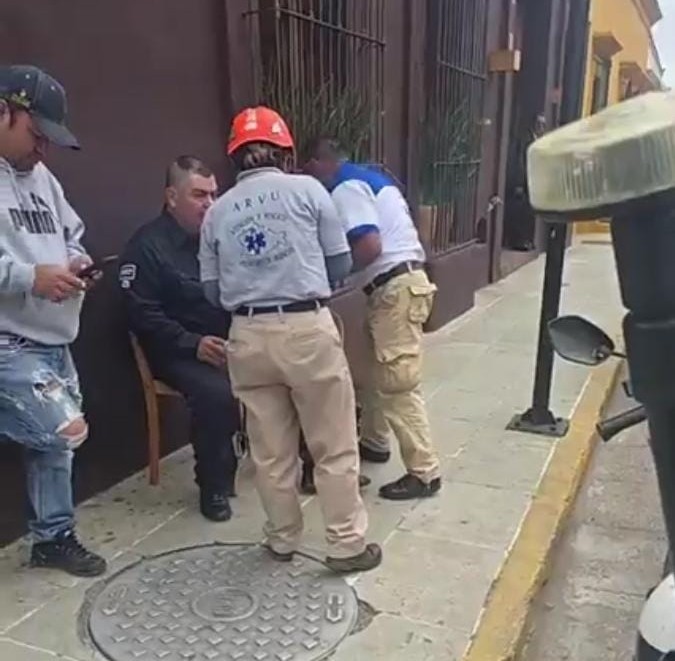 Policía Vial es atropellado en el centro de Oaxaca
