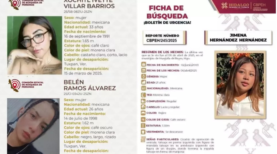 Encuentran a tres mujeres desaparecidas en una fosa clandestina en Veracruz