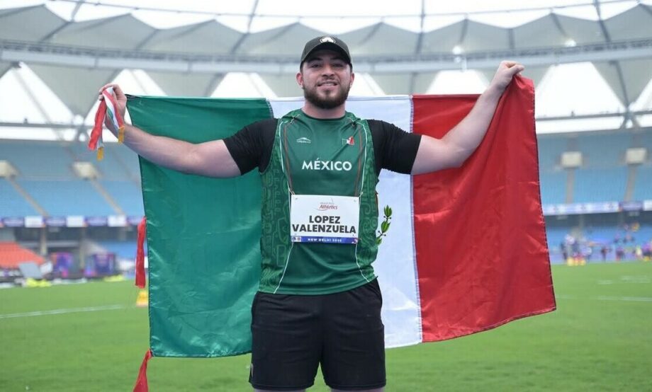 Oro en lanzamiento de disco de paratleta mexicano