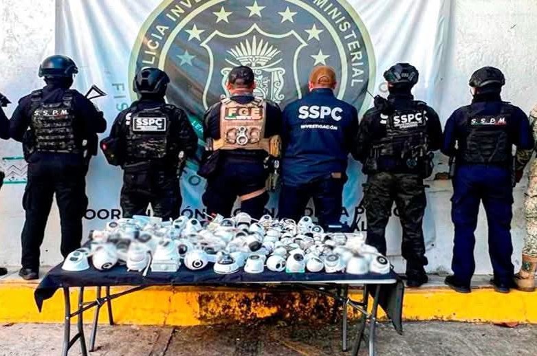 Aseguran 400 cámaras de vigilancia del crimen organizado en el centro de Acapulco