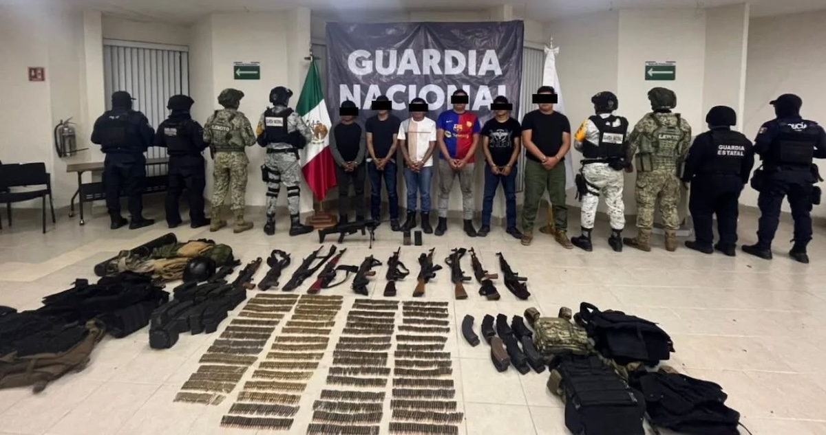 Caen 6 presuntos integrantes del Cártel de Sinaloa en Chiapas