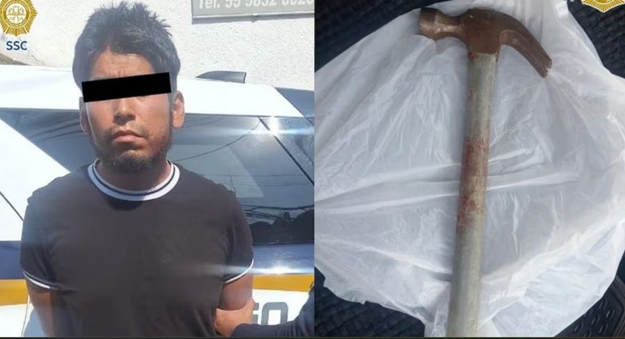 Sujeto ataca a martillazos a su mamá tras una discusión