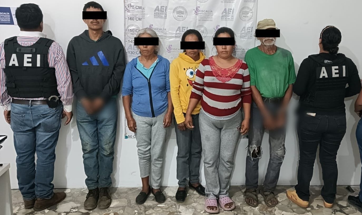 Detienen a familia por agredir y maltratar a una adolescente en Ocotlán de Morelos