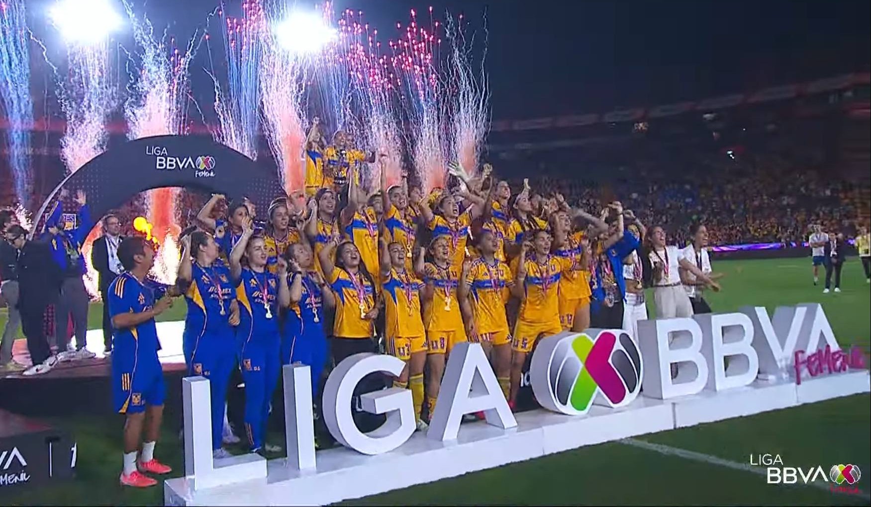 Tigres levanta su séptimo cetro en la Liga Mx Femenil