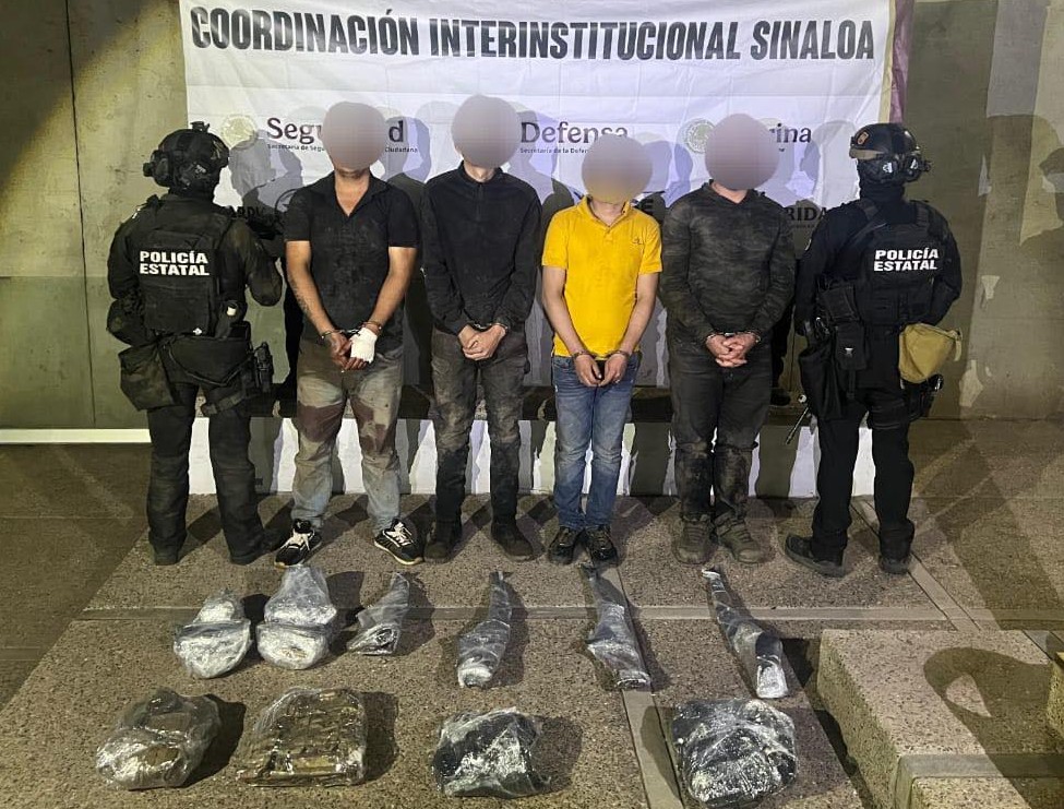 Fuerzas federales abaten a 13 sicarios y detienen a cuatro en Guasave, Sinaloa