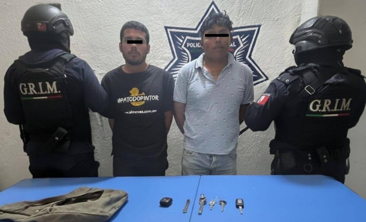 Detienen a par de roba motos y automóviles que operaban en la Zona Metropolitana de Oaxaca