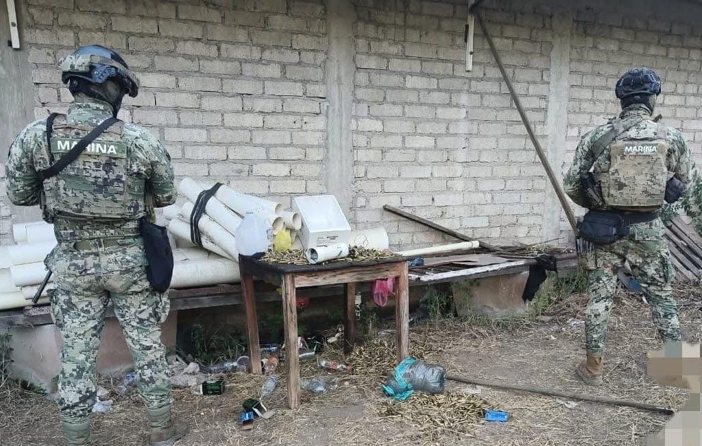 Semar destruye centro de adiestramiento en Sinaloa