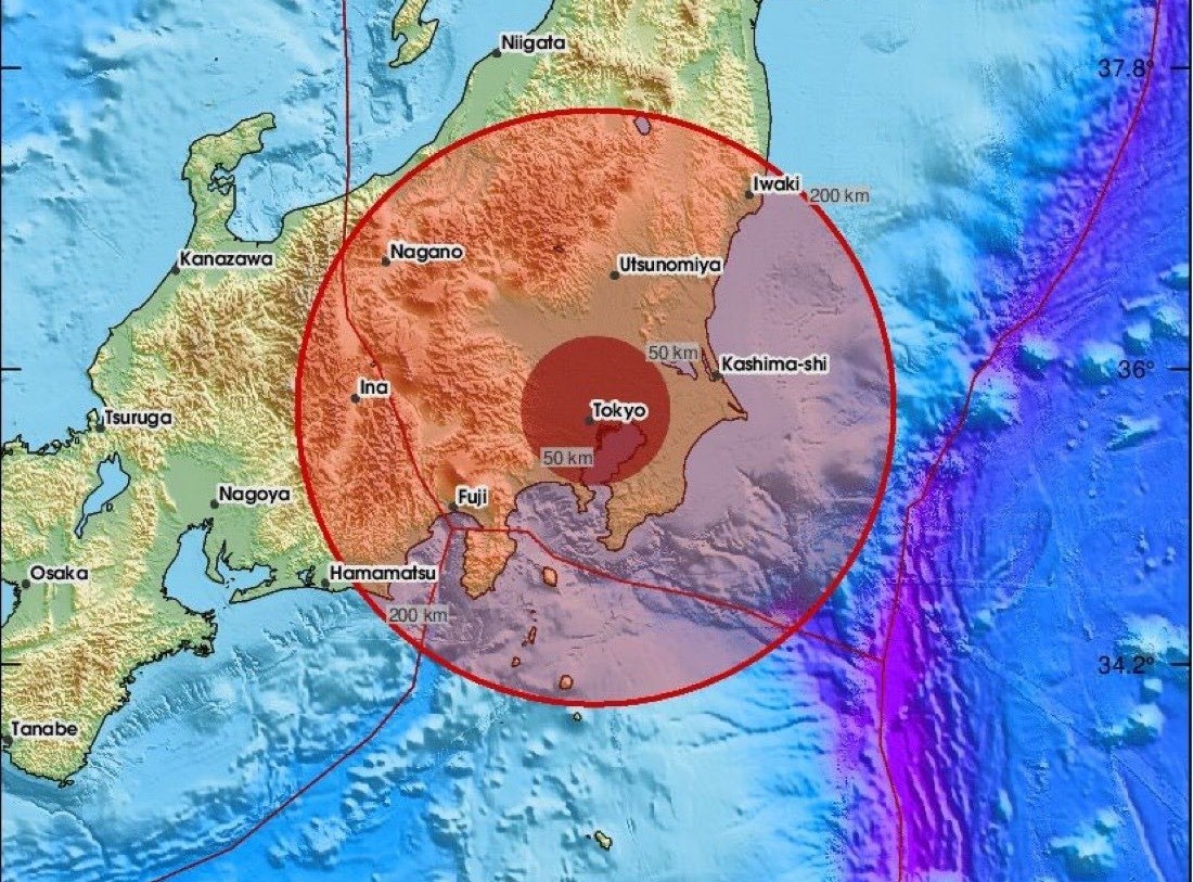 Sismo de magnitud 7,2 sacude costa norte de Japón y activa alerta de tsunami