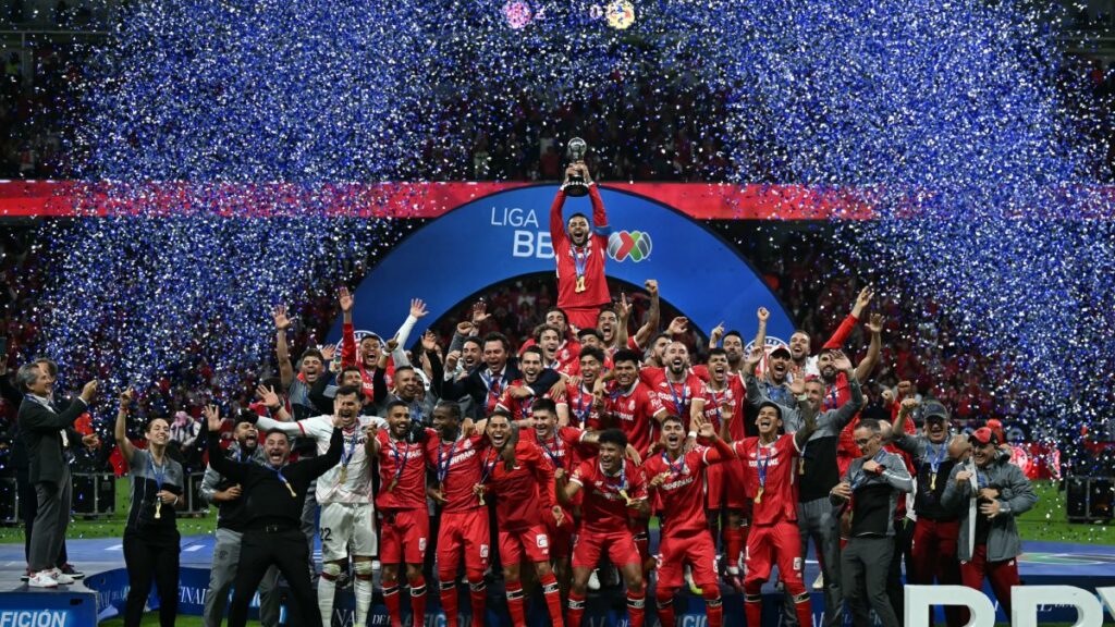 Toluca es bicampeón de la Liga MX