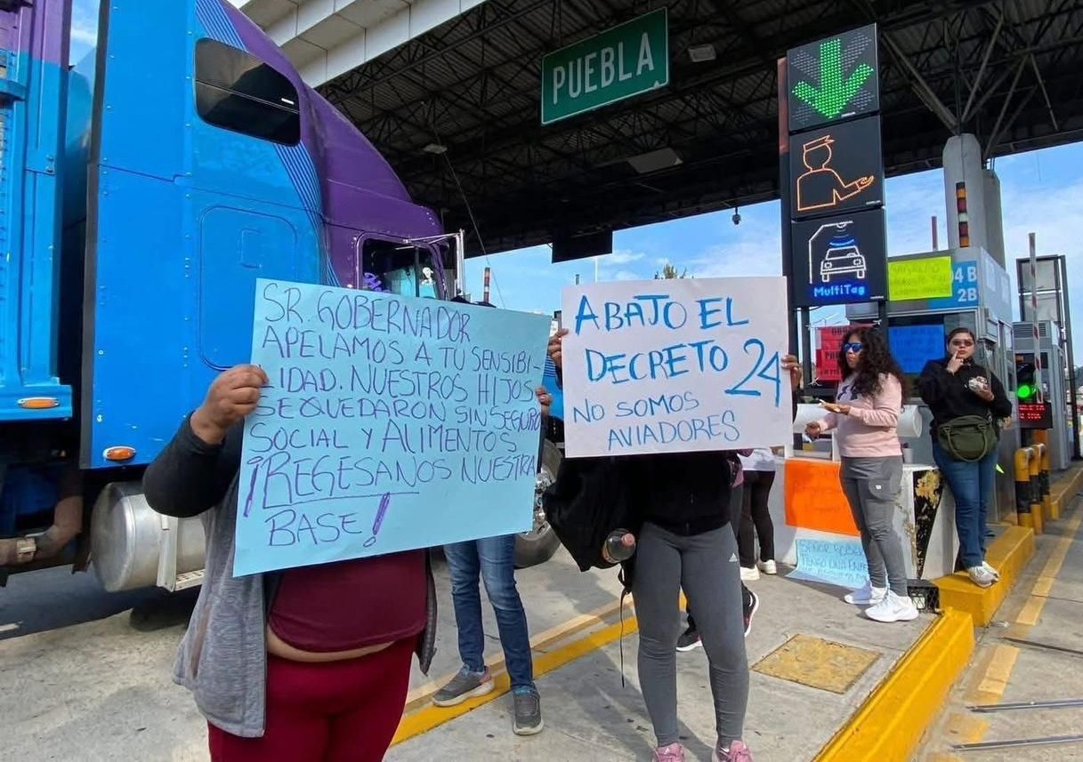 Libre paso en la caseta de Huitzo