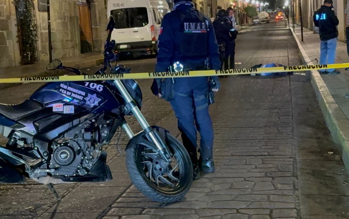 Persona de la tercera edad muere atropellada en el centro histórico de Oaxaca