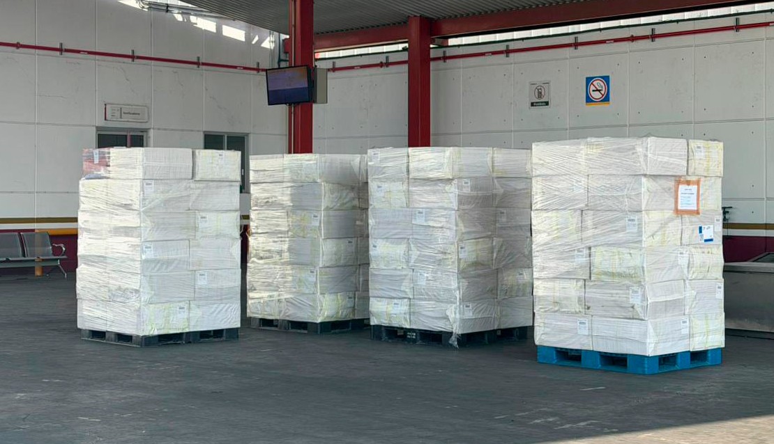 Autoridades federales aseguran cerca de 20 toneladas de tabaco ilegal provenientes de Narita, Japón