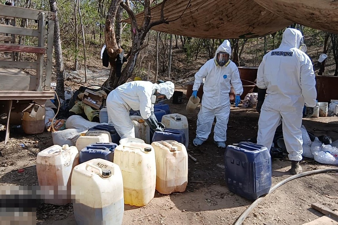 Desmantelan tres ‘narcolaboratorios’ en Michoacán, Durango y Sinaloa