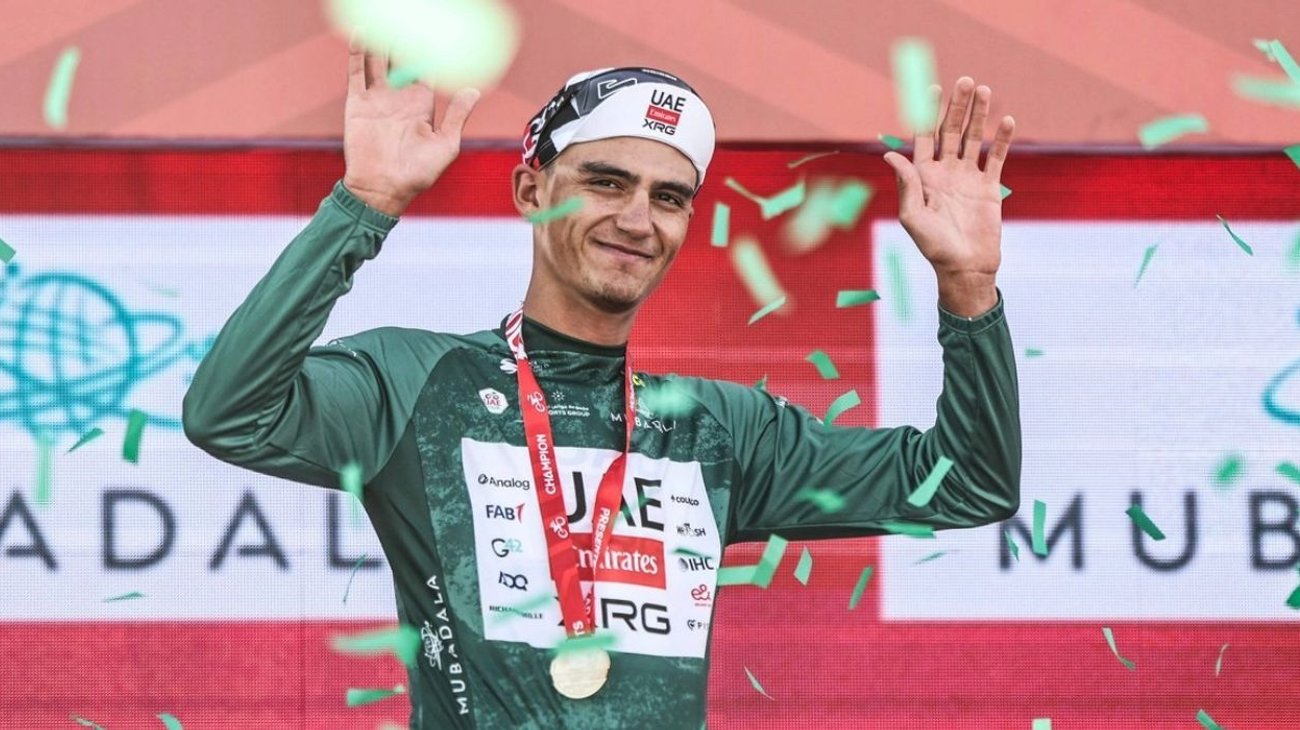 Isaac del Toro finaliza segundo en la tercera etapa del Tour UAE