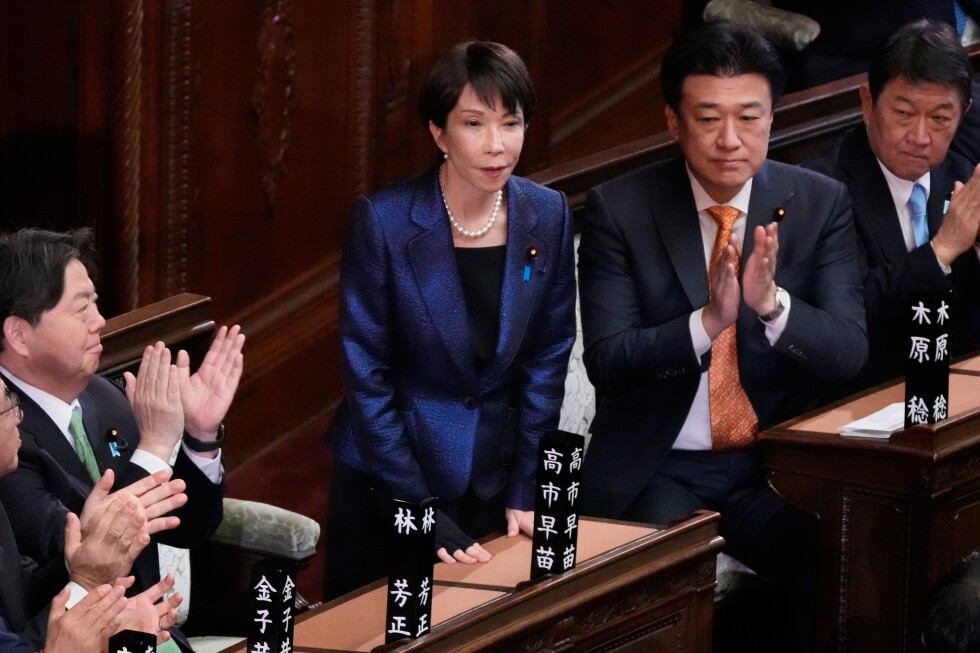 Sanae Takaichi es reelegida como primera ministra de Japón