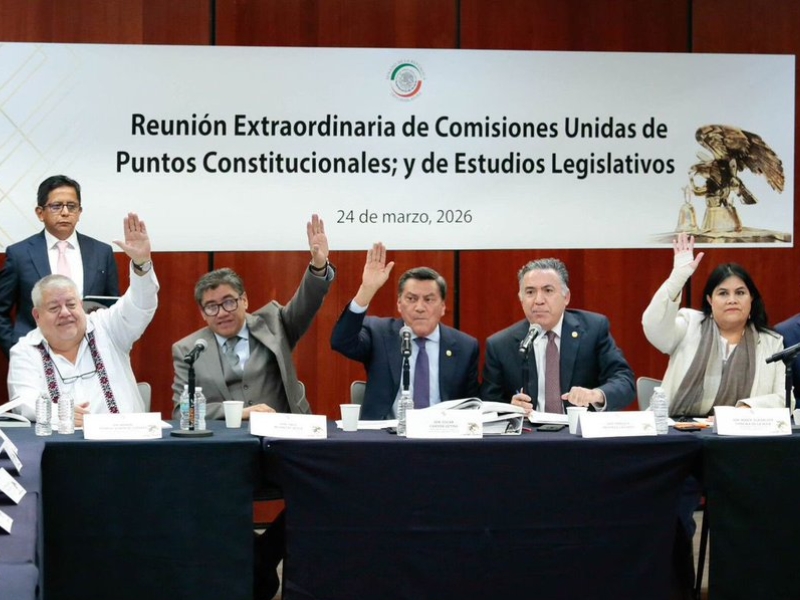 Senado aprueba en comisiones el Plan B de la reforma electoral