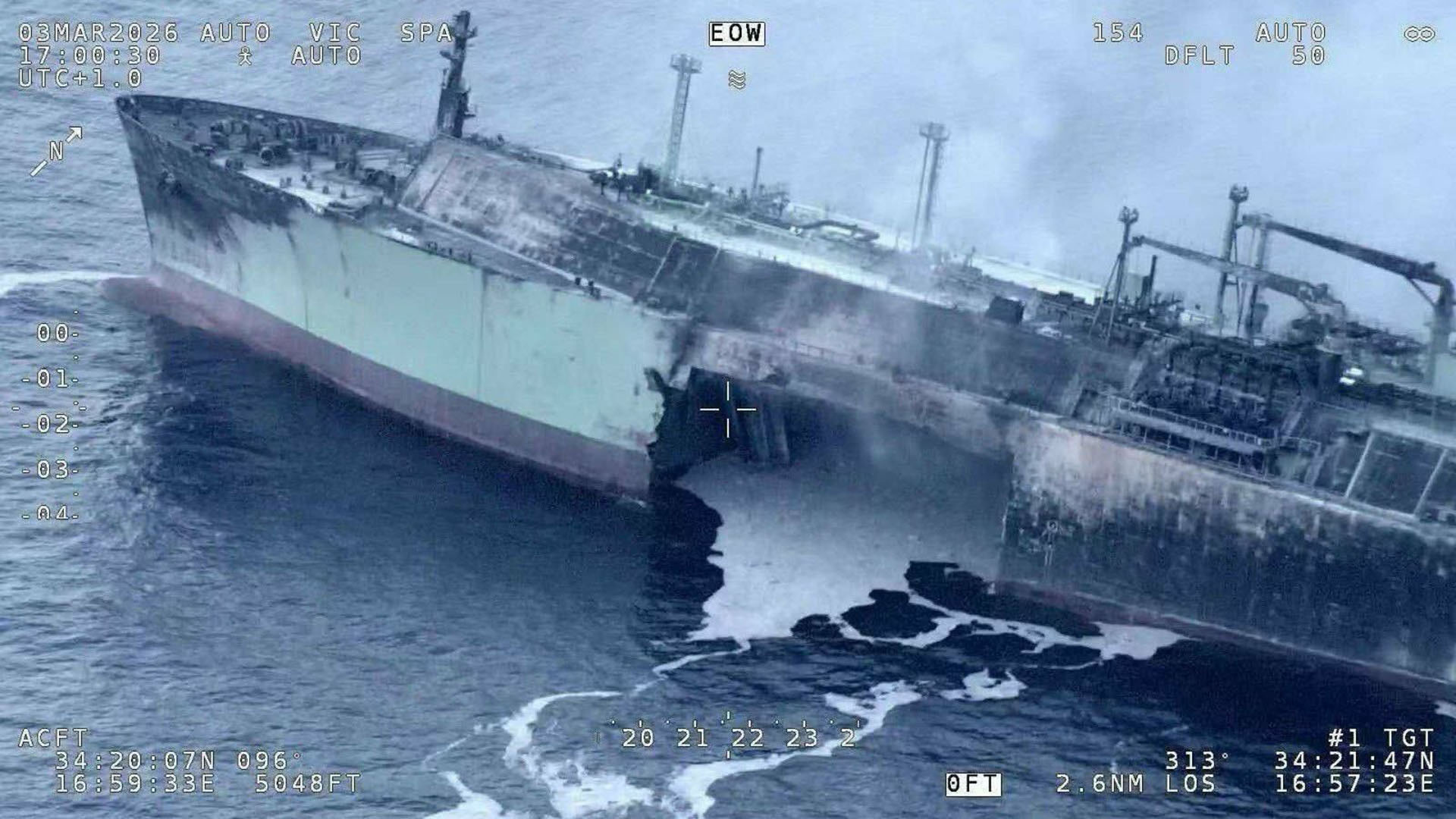 Buque ruso cargado con gas licuado se hunde frente a Libia